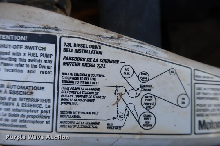 image for item DD9552 2000 Ford F350 Super Duty flatbed pickup truck