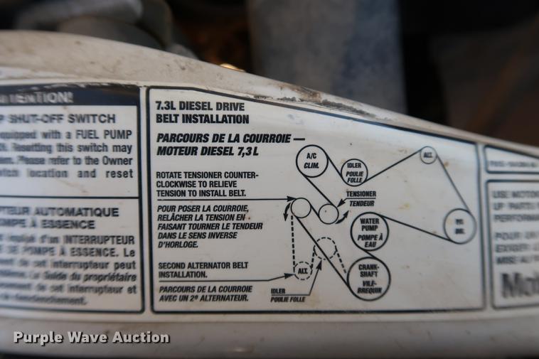 image for item DD9560 2000 Ford F350 Super Duty flatbed pickup truck