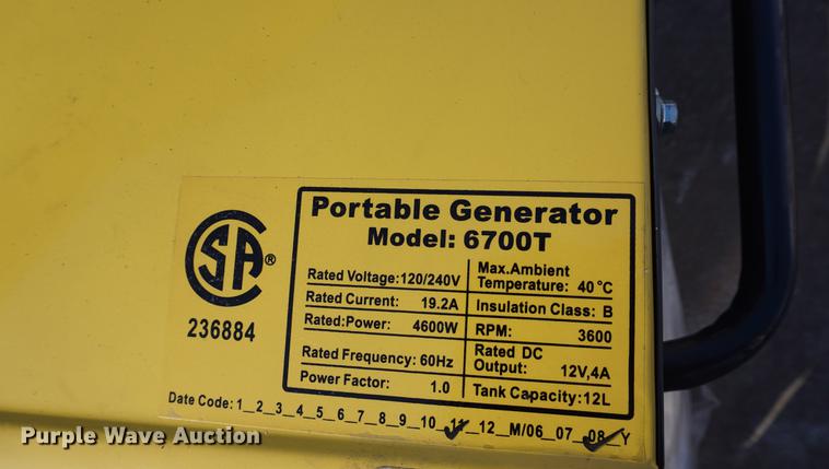 image for item DN9404 Yasutor 6700T-W welder/generator