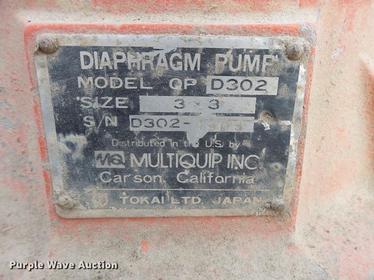 image for item DS9628 (2) Multi Quip trash pumps