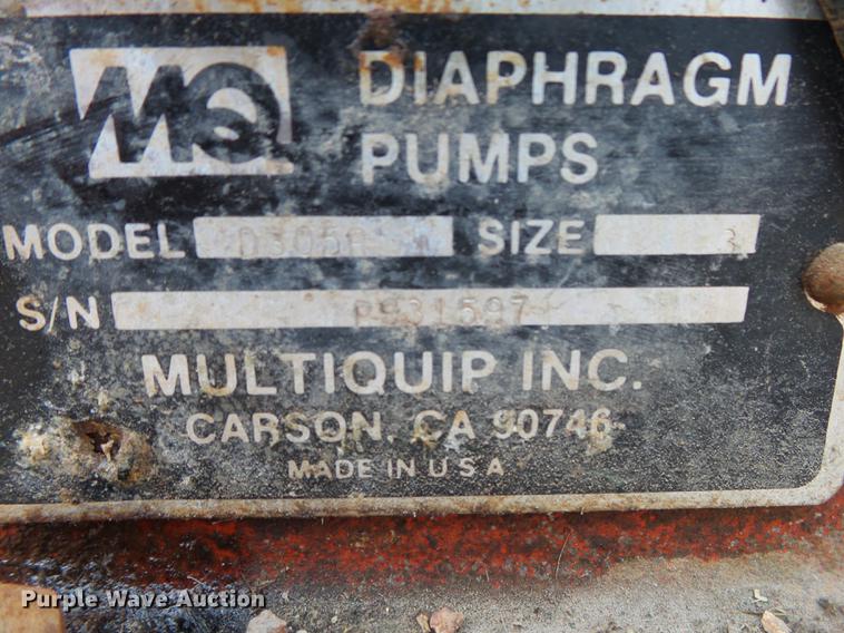 image for item DS9628 (2) Multi Quip trash pumps