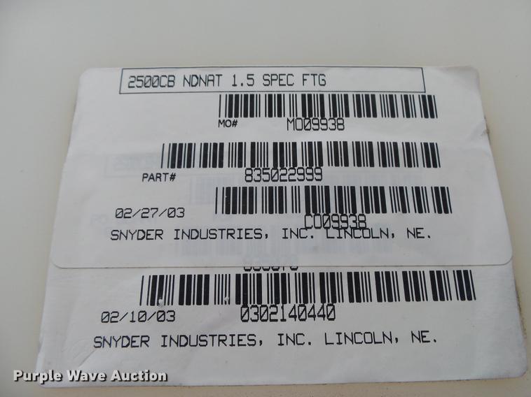 image for item DS9634 Zeneca poly tank