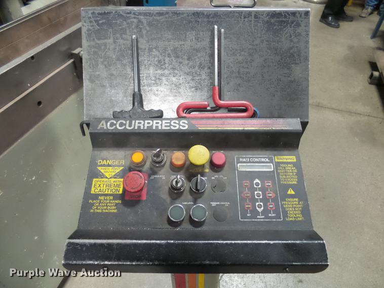 image for item DX9014 1994 Accurpress 713010 press brake