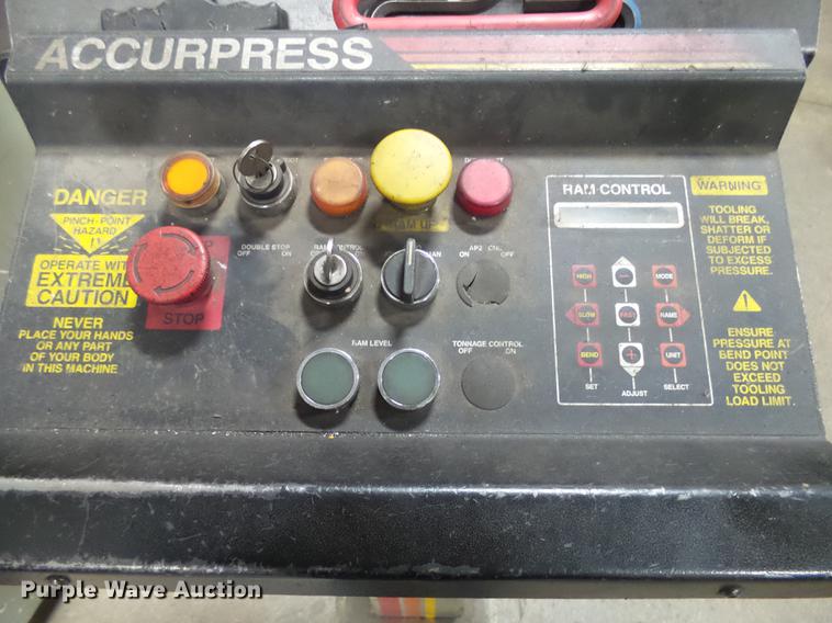 image for item DX9014 1994 Accurpress 713010 press brake