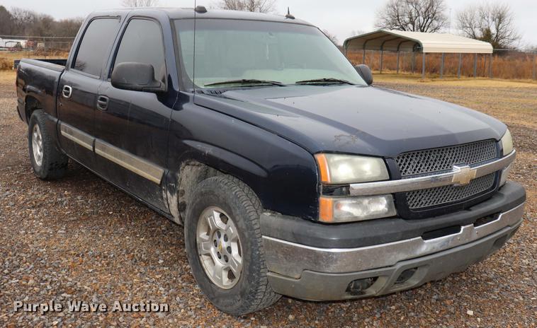 image for item EC9312 2005 Chevrolet Silverado 1500 Crew Cab pickup truck
