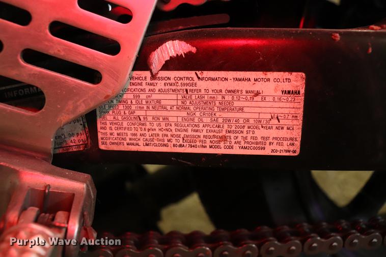 image for item EC9319 2007 Yamaha motorcycle