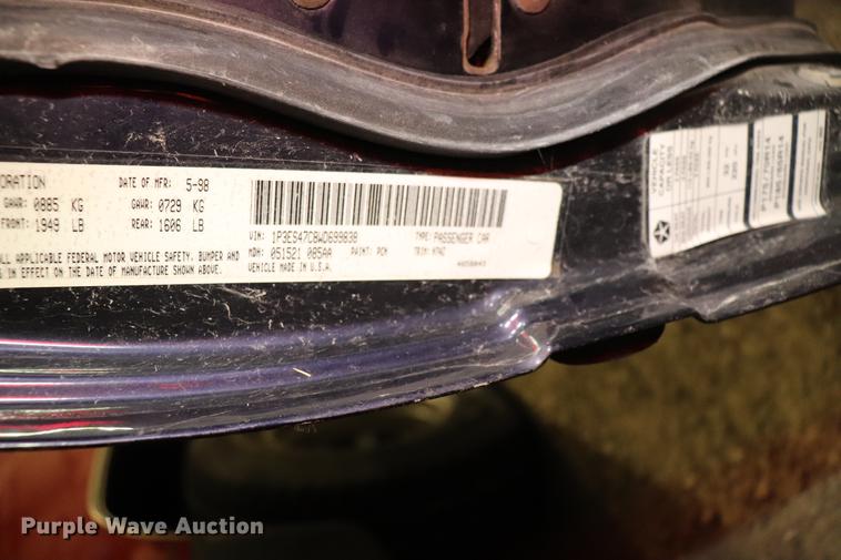 image for item EC9323 1998 Plymouth Neon