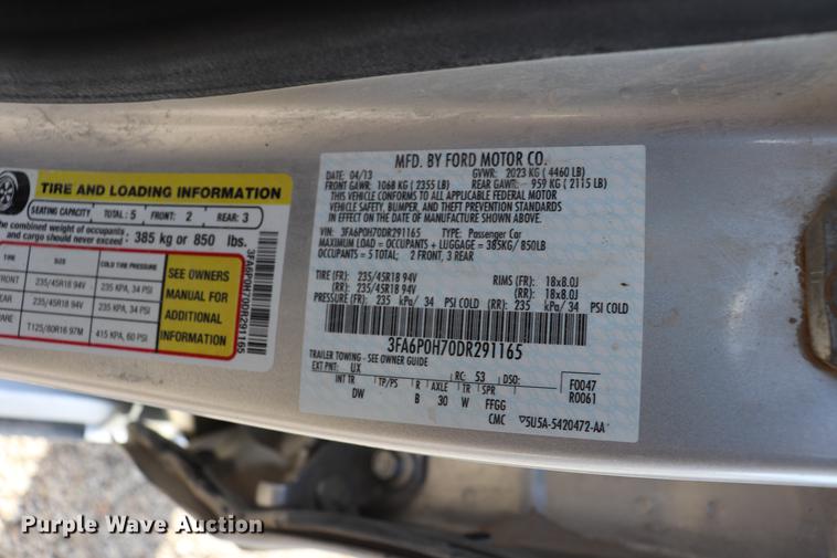 image for item EC9332 2013 Ford Fusion SE