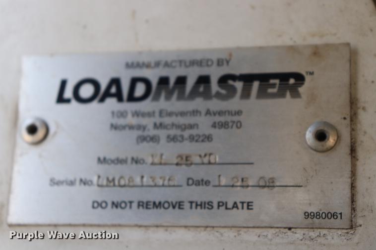 image for item EC9346 2008 Sterling Acterra refuse truck