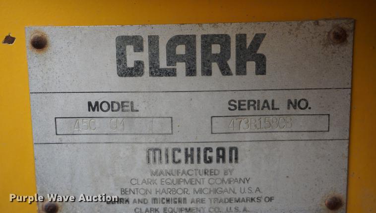 image for item DB0319 Clark 45C wheel loader