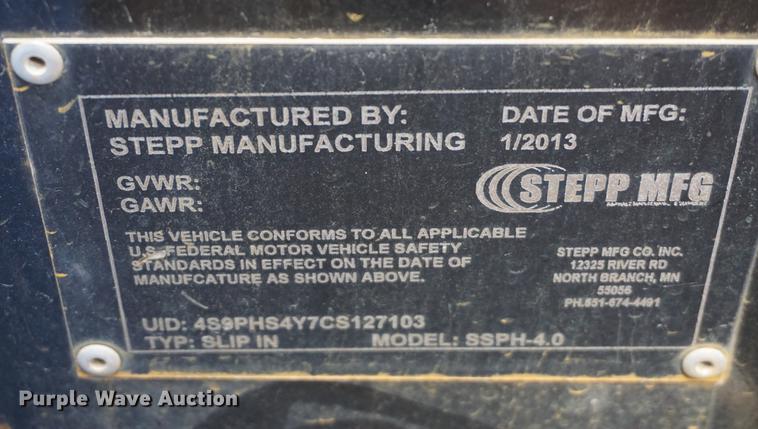 image for item DB0325 2013 Stepp SSPH-4.0 asphalt premix heater