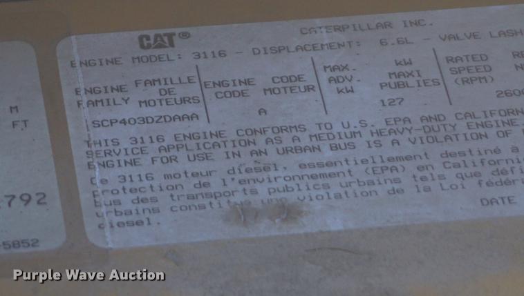 image for item DB0331 1995 GMC TopKick utility truck