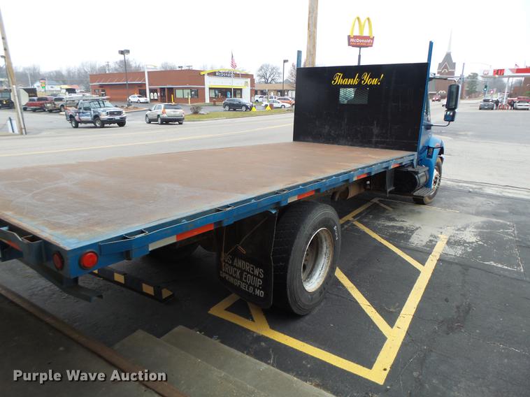 image for item DB9831 2002 International 4300 flat dump bed truck