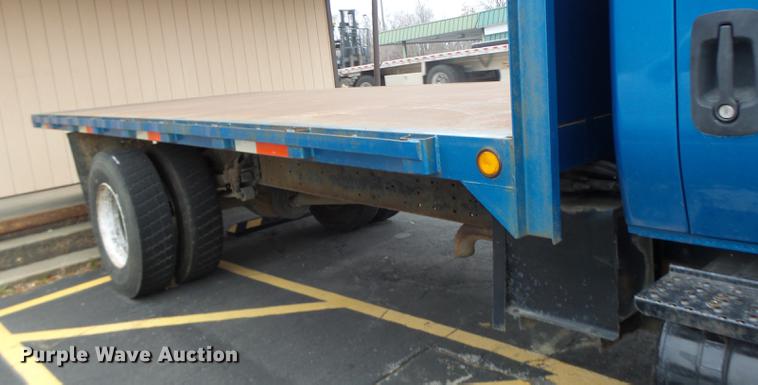 image for item DB9831 2002 International 4300 flat dump bed truck