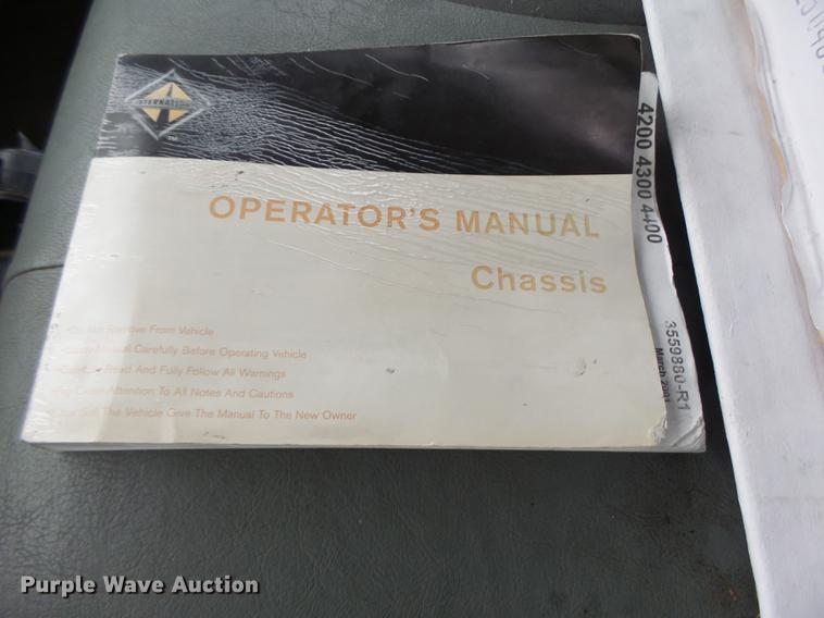 image for item DB9831 2002 International 4300 flat dump bed truck