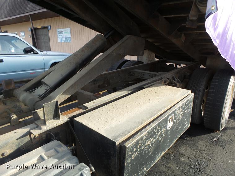 image for item DB9831 2002 International 4300 flat dump bed truck