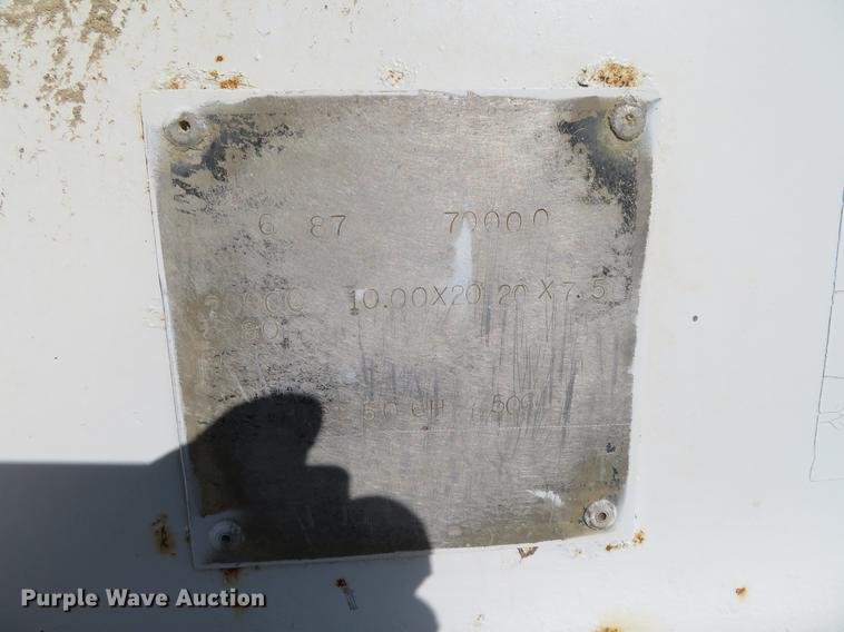 image for item DC0813 1987 Ranch bottom dump trailer