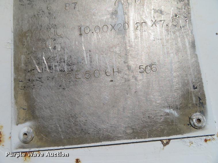 image for item DC0813 1987 Ranch bottom dump trailer