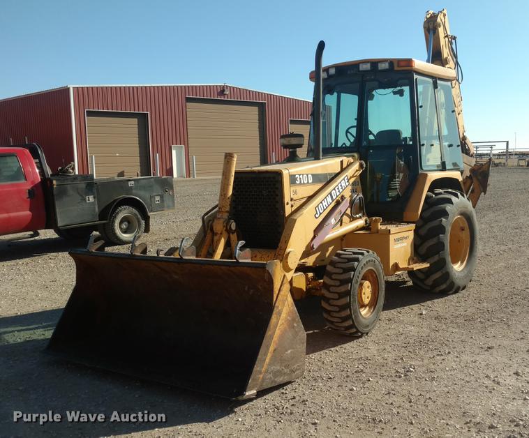 image for item DC0831 1995 John Deere 310D backhoe