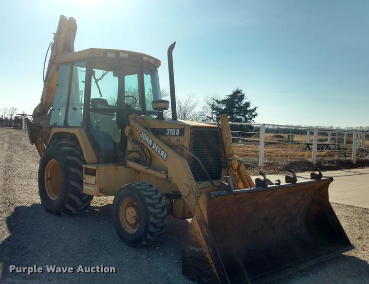 image for item DC0831 1995 John Deere 310D backhoe