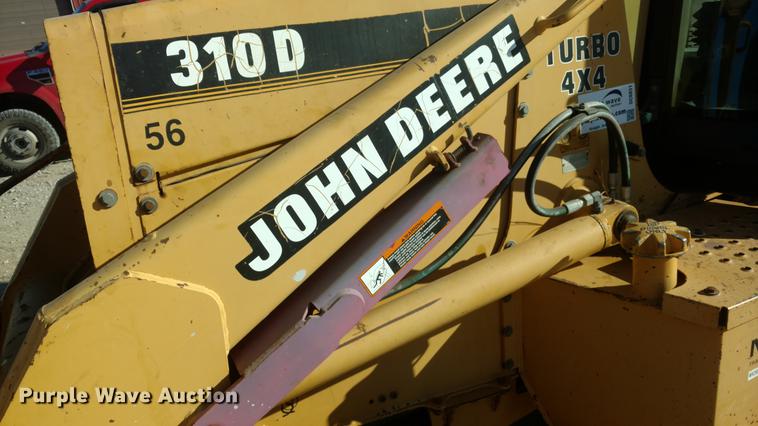image for item DC0831 1995 John Deere 310D backhoe