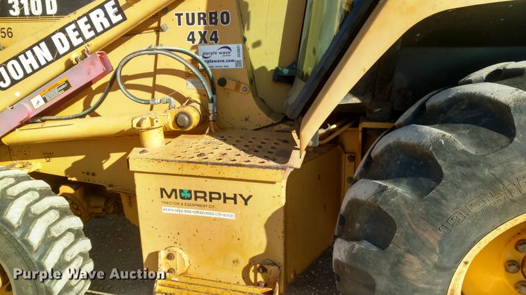 image for item DC0831 1995 John Deere 310D backhoe