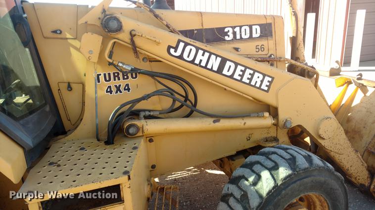 image for item DC0831 1995 John Deere 310D backhoe