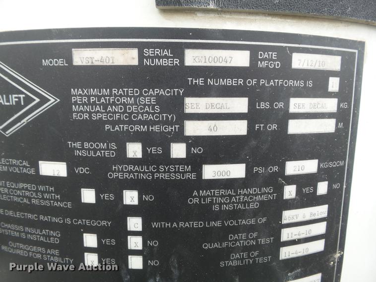 image for item DC7450 2010 Dodge Ram 5500 bucket truck