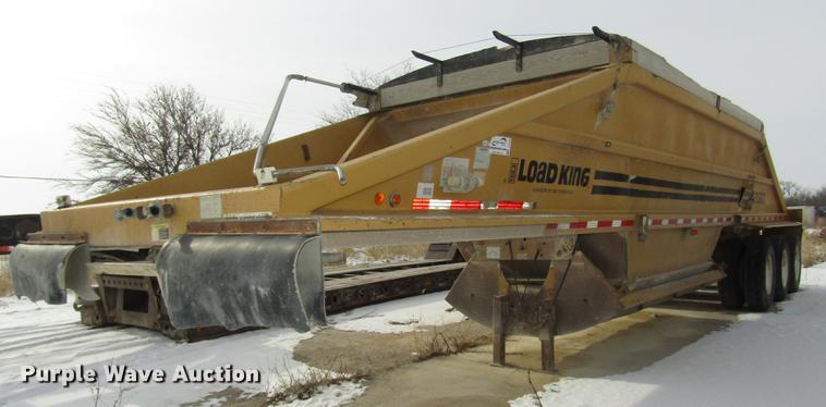 image for item DD2932 1995 Load King 2060-38-3 bottom dump trailer