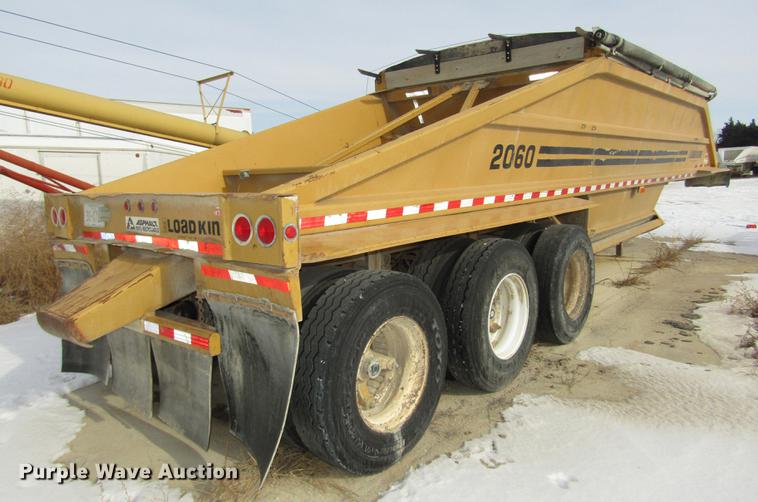 image for item DD2932 1995 Load King 2060-38-3 bottom dump trailer