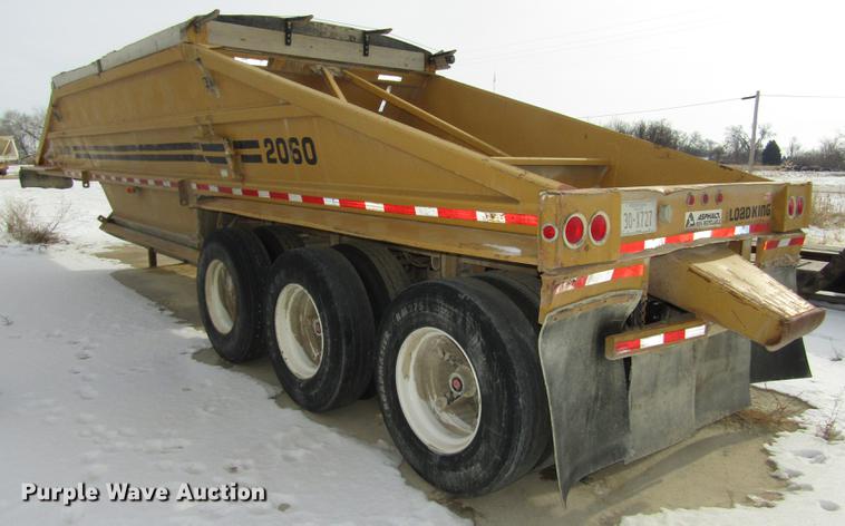 image for item DD2932 1995 Load King 2060-38-3 bottom dump trailer