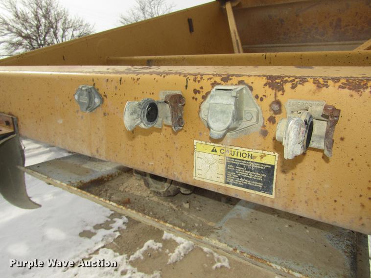 image for item DD2932 1995 Load King 2060-38-3 bottom dump trailer