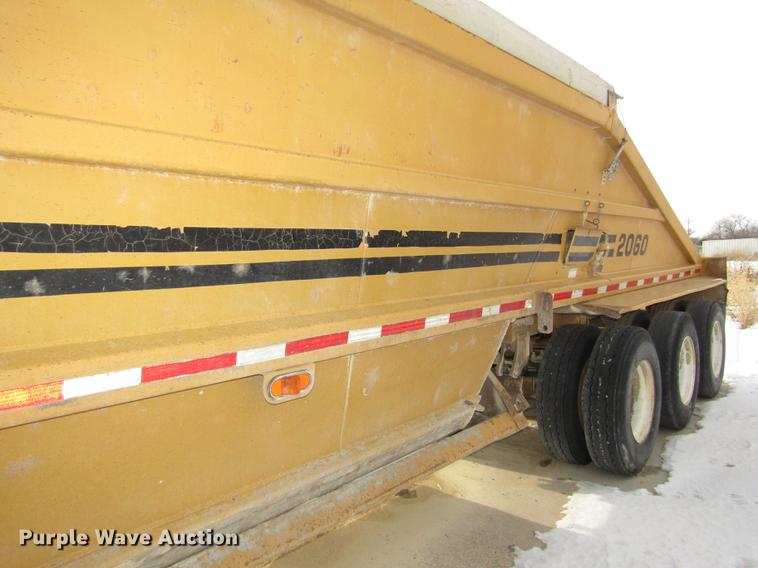 image for item DD2932 1995 Load King 2060-38-3 bottom dump trailer