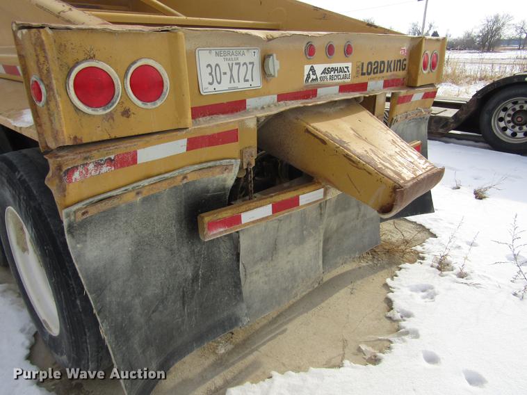 image for item DD2932 1995 Load King 2060-38-3 bottom dump trailer
