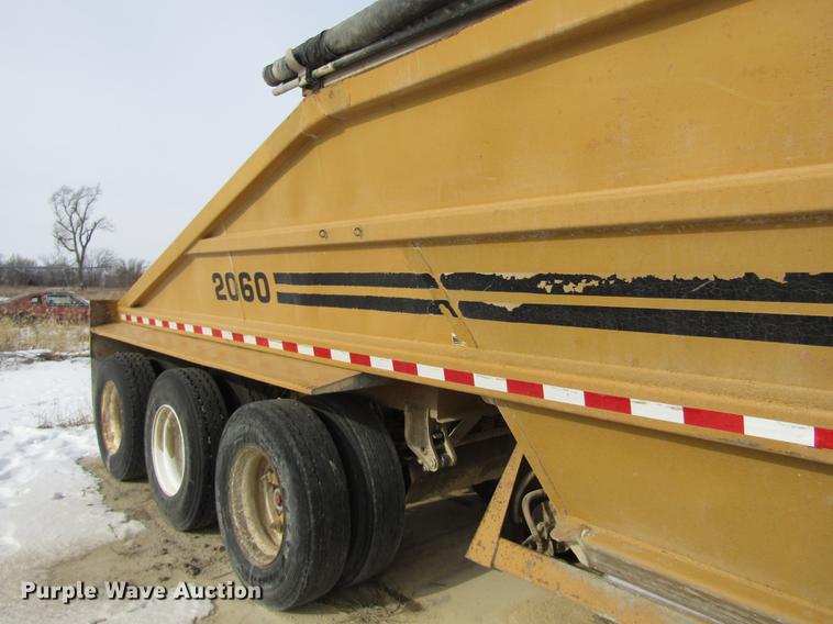 image for item DD2932 1995 Load King 2060-38-3 bottom dump trailer