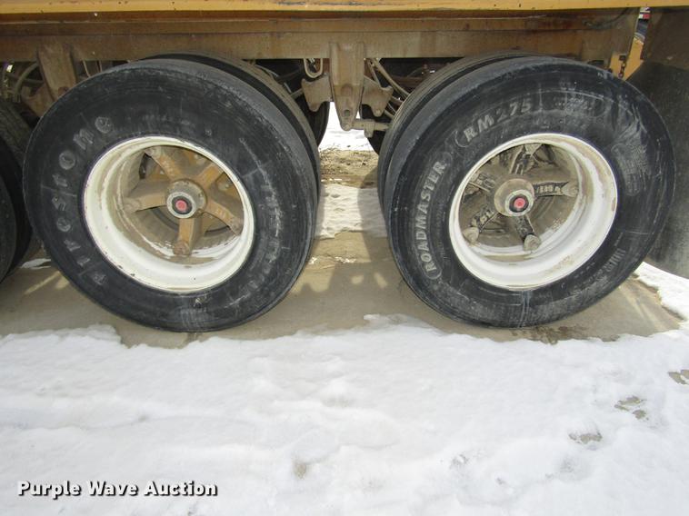image for item DD2932 1995 Load King 2060-38-3 bottom dump trailer