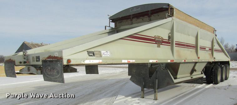 image for item DD2933 1999 Rway 4221TR1 bottom dump trailer