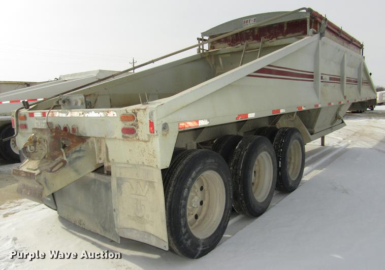 image for item DD2933 1999 Rway 4221TR1 bottom dump trailer