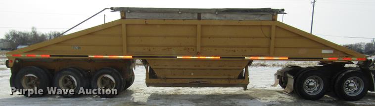 image for item DD2938 1993 Load King Triple E bottom dump trailer