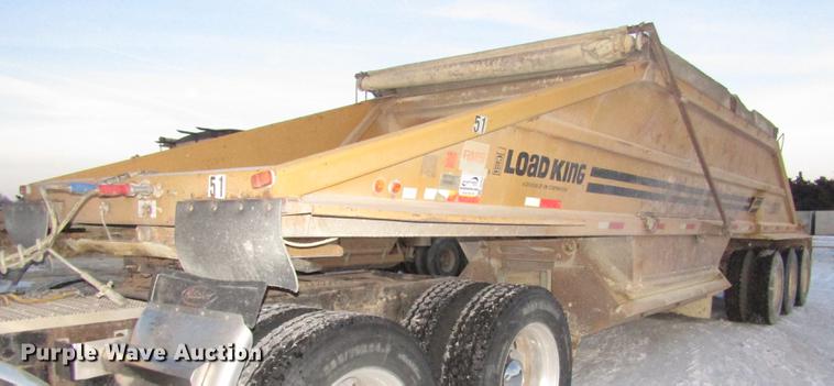 image for item DD2943 1993 Load King 2060-38-3 bottom dump trailer