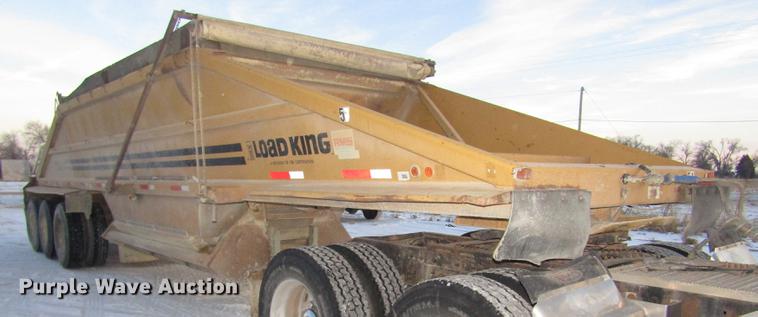 image for item DD2943 1993 Load King 2060-38-3 bottom dump trailer