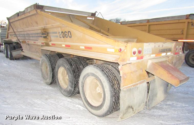 image for item DD2943 1993 Load King 2060-38-3 bottom dump trailer