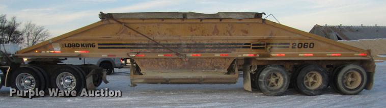image for item DD2943 1993 Load King 2060-38-3 bottom dump trailer