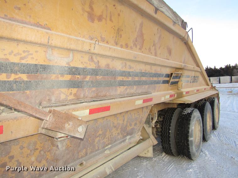 image for item DD2943 1993 Load King 2060-38-3 bottom dump trailer