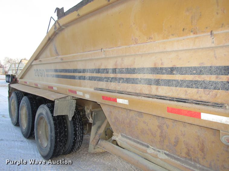 image for item DD2943 1993 Load King 2060-38-3 bottom dump trailer