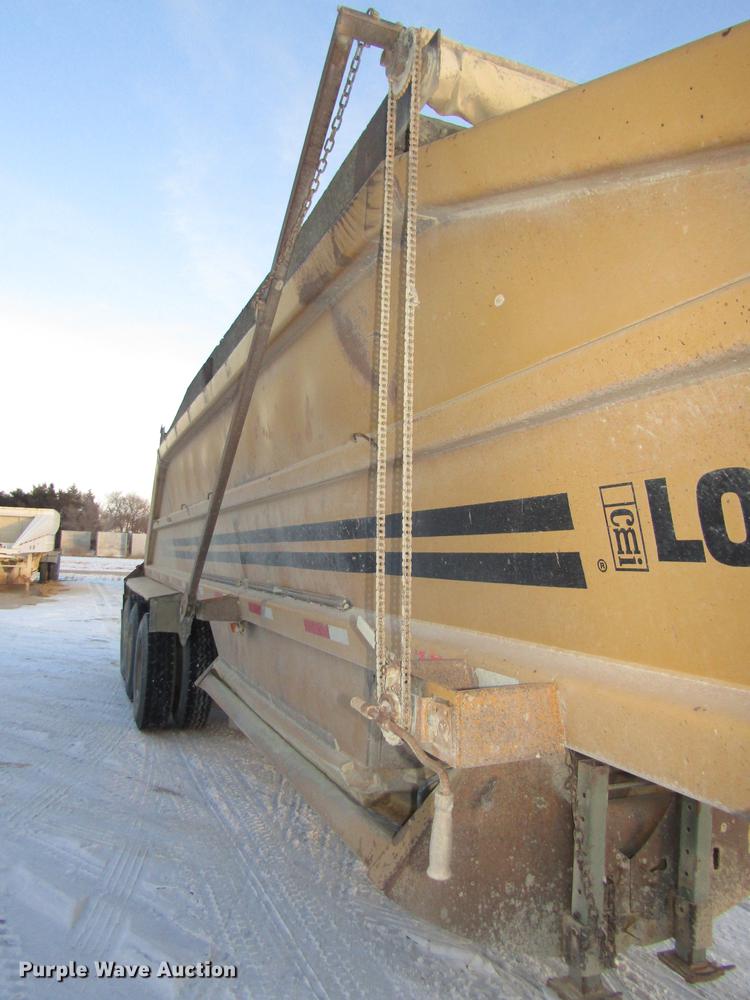 image for item DD2943 1993 Load King 2060-38-3 bottom dump trailer