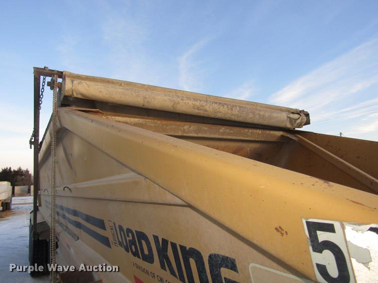 image for item DD2943 1993 Load King 2060-38-3 bottom dump trailer