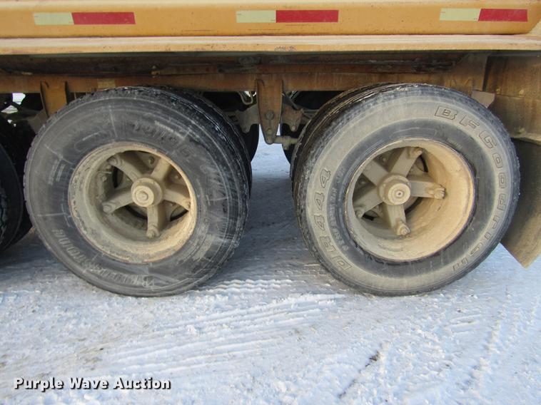 image for item DD2943 1993 Load King 2060-38-3 bottom dump trailer