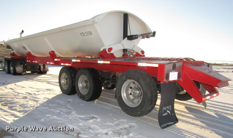 image for item DD2950 2017 Puma TD2350 side dump trailer