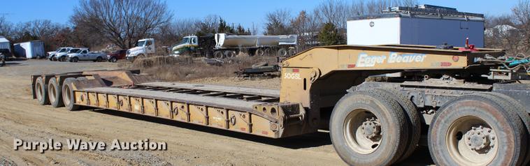 image for item EC9360 1998 Eager Beaver 50GSL lowboy equipment trailer